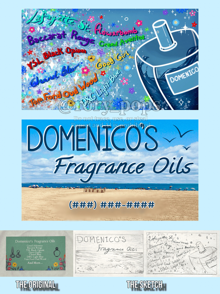 Fragrance Oils Business Card - Digital